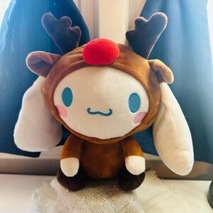 Sanrio Hello Kitty & Friends Cinnamonroll Reindeer Plush Holiday Plush 8in